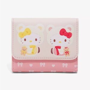 Sanrio Hello Kitty & Mimi Teddy Bear Wallet